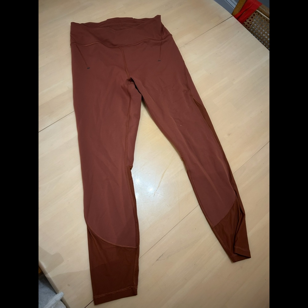 Lulu burnt orange leggings